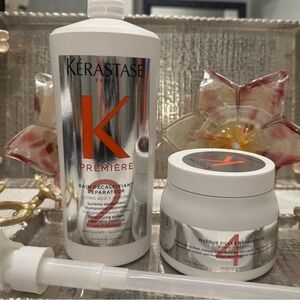 Kérastase Premiere Hair Care Set | Liter Shampoo & 16.9oz Hair Mask